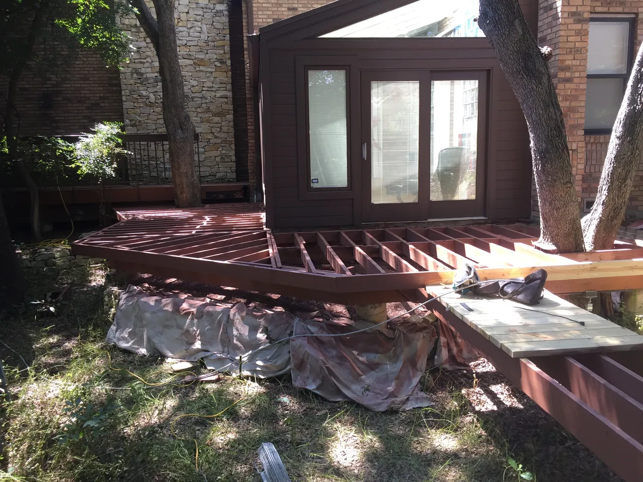 Deck Replacement in Dallas, TX, before