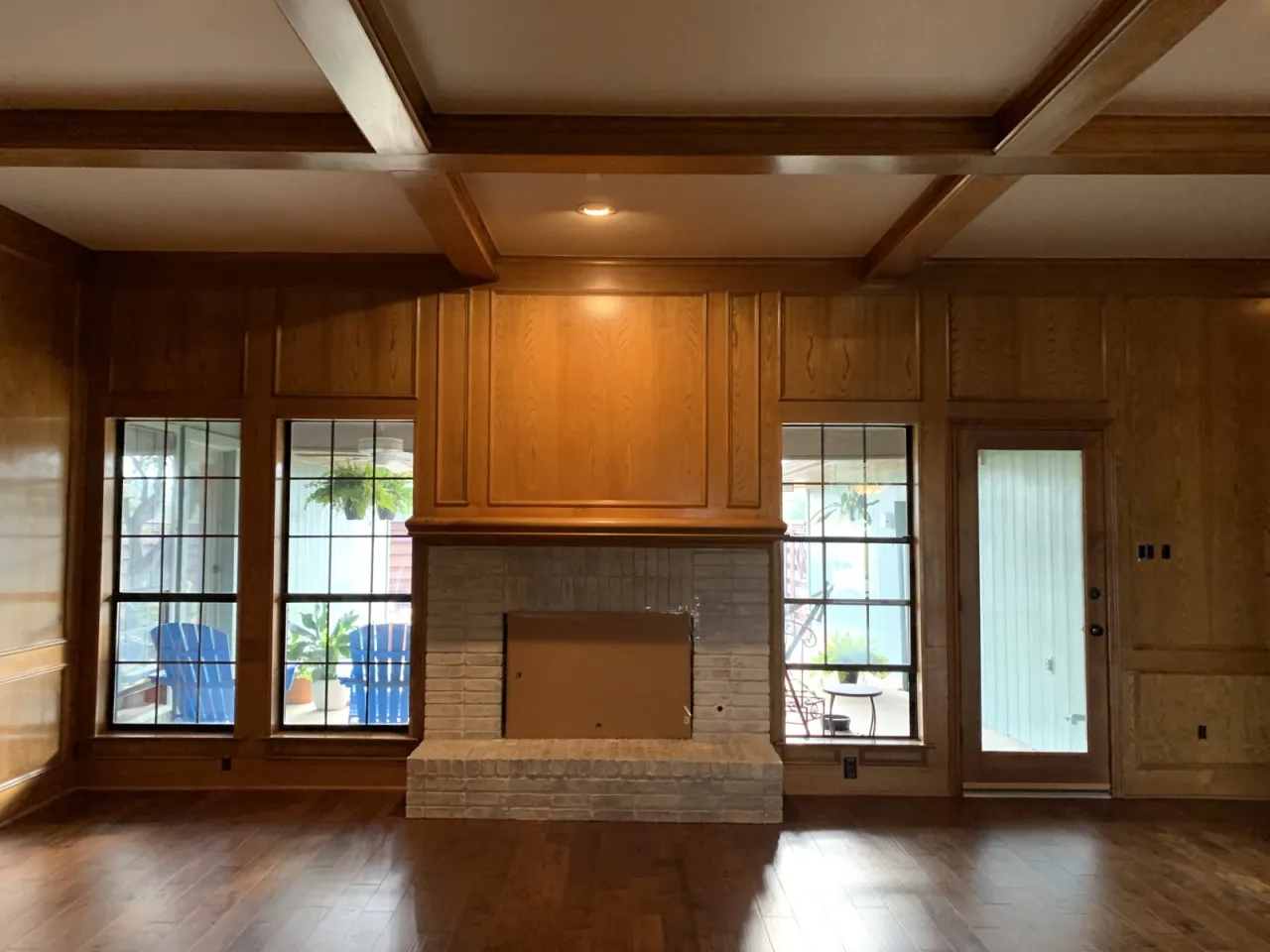 Drywall stress crack repair and texture match in Richardson TX