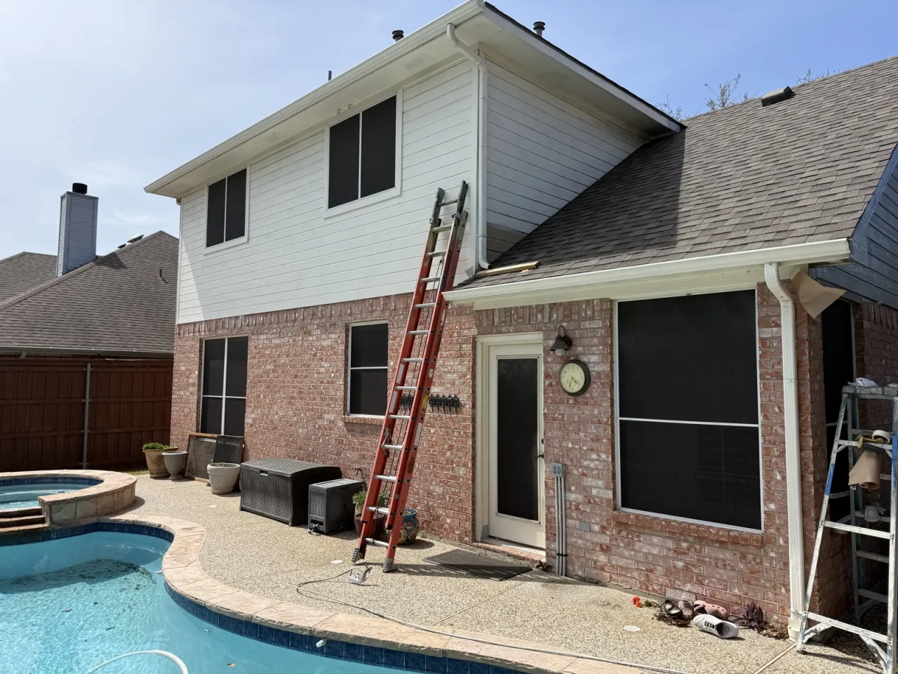Wood Deck Cleaning & Restoration, before